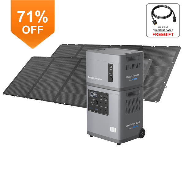 Mango Power E + Extra Battery + 2* 41V/400W Solar Panel