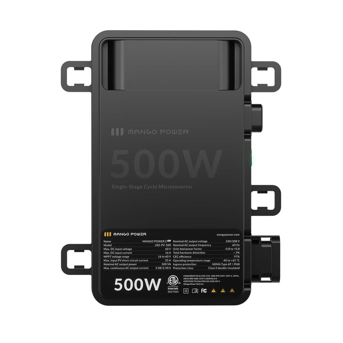 Mango Power S Pro Microinverter 500W*10 set + Zero-Export Gateway