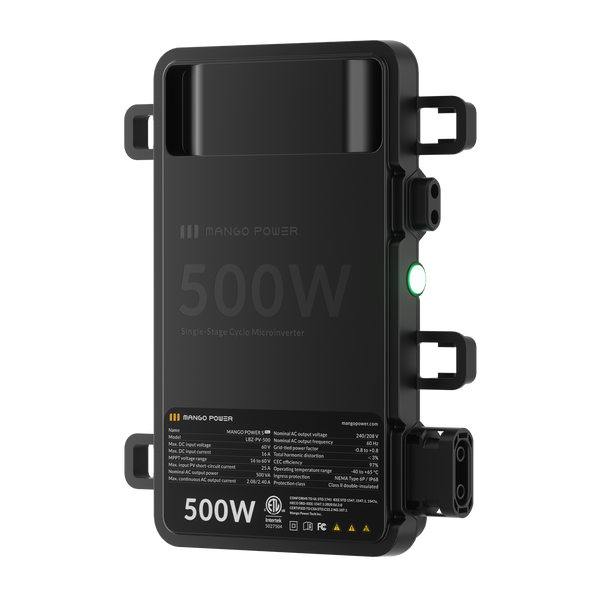 Mango Power S Pro Microinverter 500W*10 set + Zero-Export Gateway