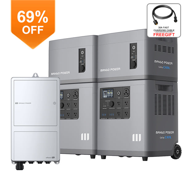 2* Mango Power E+2* Extra Battery + mPanel Pro