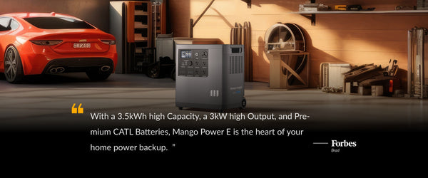 Mango Power E Battery Power Station: Heart Of Your Home Power Backup