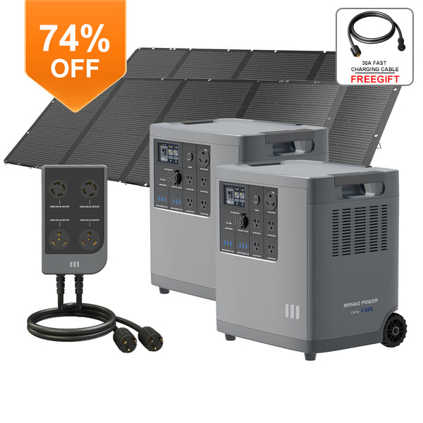 2*MangoPower E 1*mSocket Pro+ 2*41V/400W SolarPanel